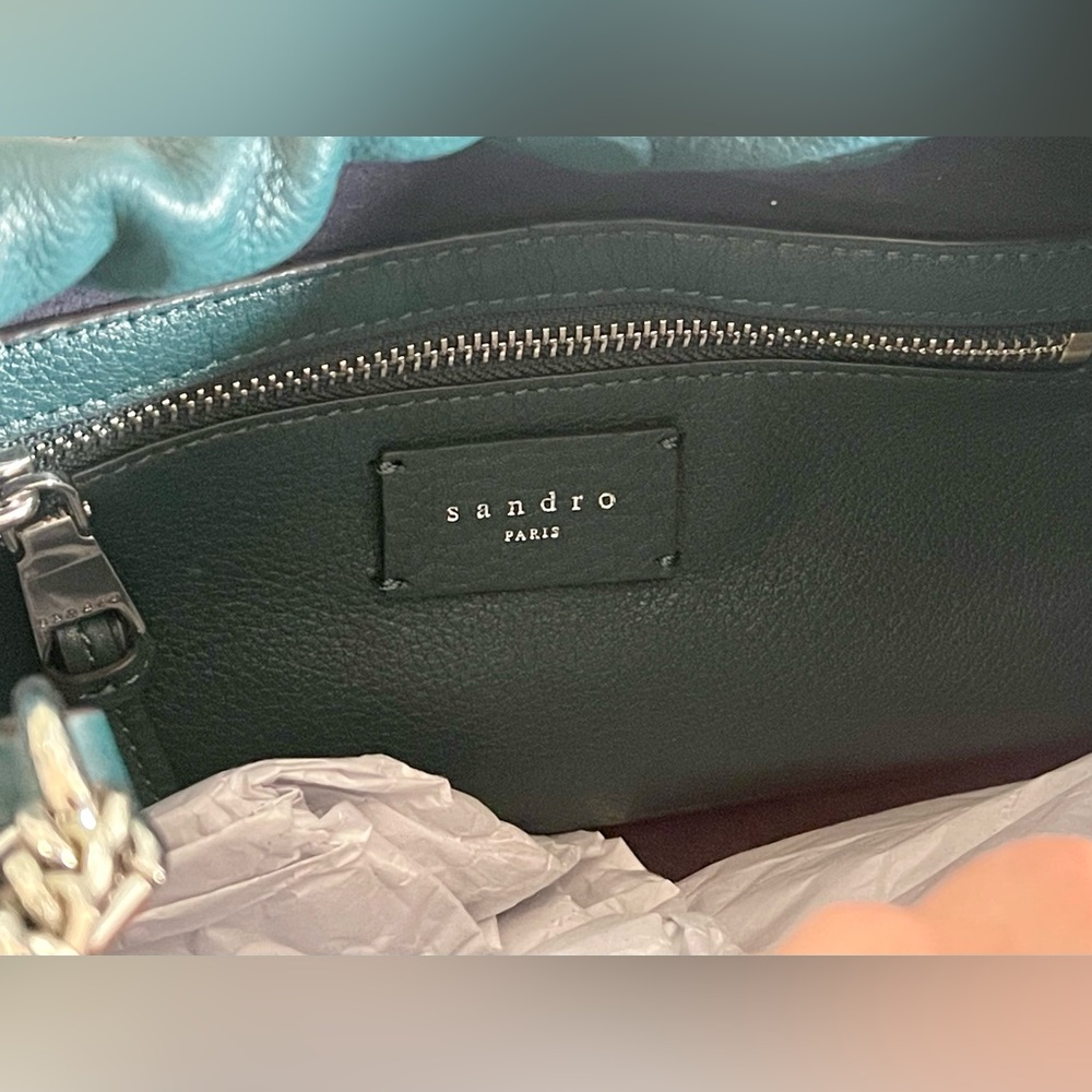 NWT Sandro Paris Olga Logo Tote Bag - Picture 7 of 11